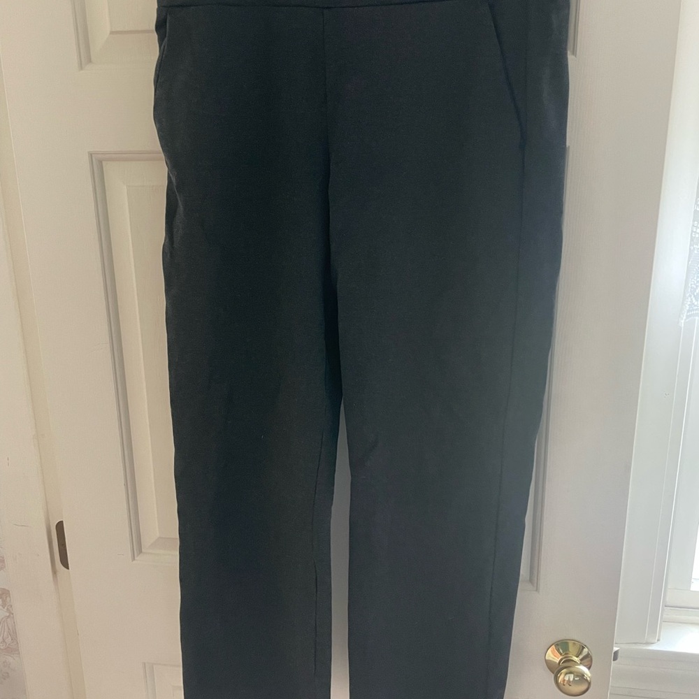 LOFT Dark Gray Dress/Work Pants Elegant Tailored Design. Comfy fit
